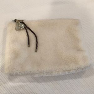 BonPoint faux mink clutch